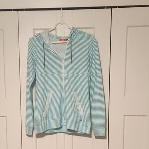 Merrell Teal Striped Women's Hoodie